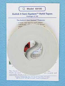 [68100] Gulick II Sani-System™ Refill Tapes (Pack of 100)