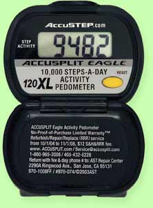 [84118] The Accusplit 10,000 Step Pedometer (Model 84118)